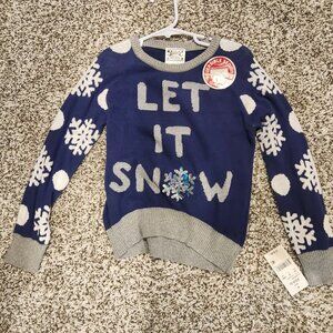Let it Snow Ugly Christmas Sweater XS new